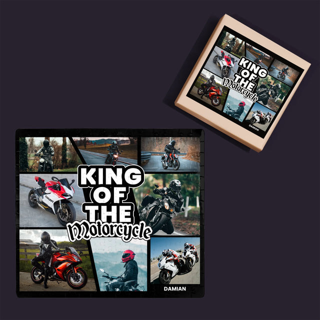Fotocollage: King Of The Motorcycle - Puzzel