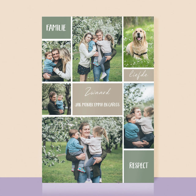 Fotocollage: Collage Familie - Poster