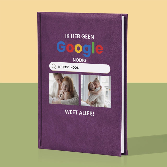 Fotocollage: Ik Heb Geen Google Nodig - Notitieboek