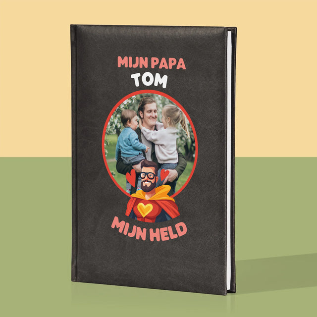 Foto En Handtekening: Papa, Mijn Held - Notitieboek