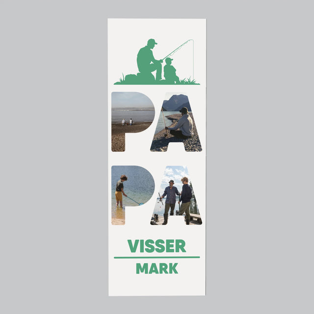 Woord Van Foto'S: Papa Visser - Koelkast Magneet