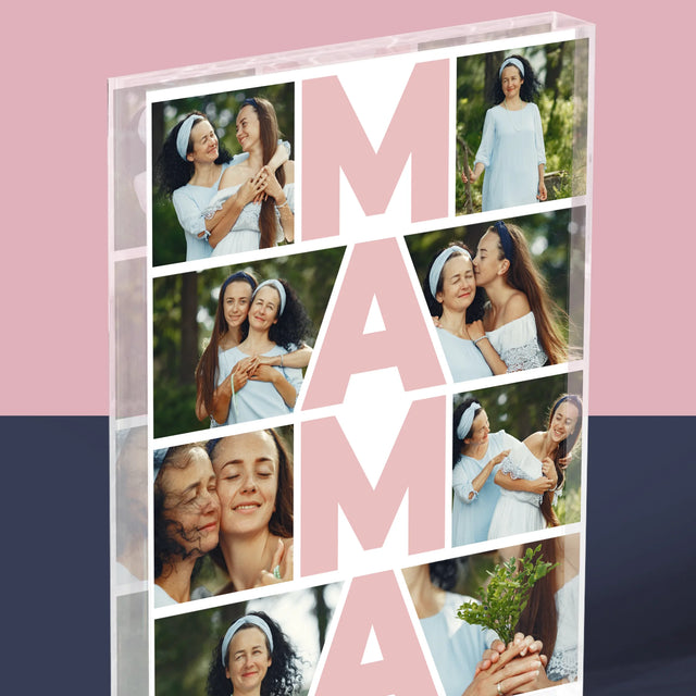Fotocollage: Mama Collage - Acryl Blok