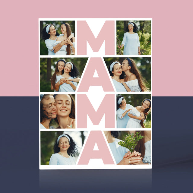 Fotocollage: Mama Collage - Acryl Blok