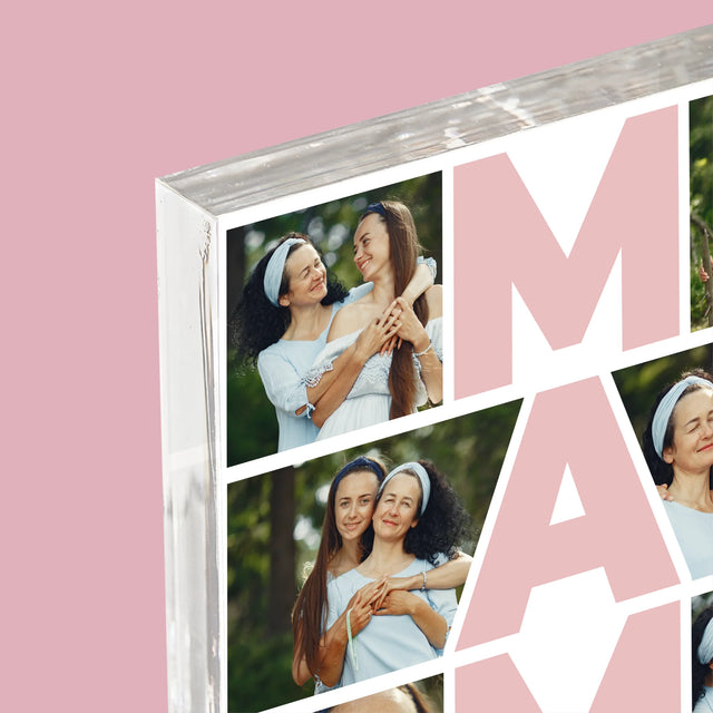 Fotocollage: Mama Collage - Acryl Blok