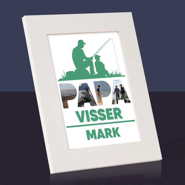 Woord Van Foto'S: Papa Visser - Fotokader (Horziontaal)