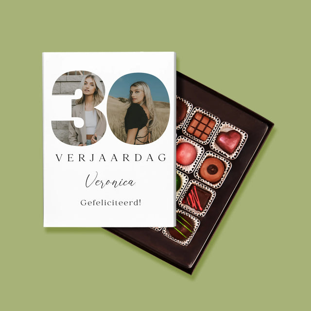 Woord Van Foto'S: 30E Verjaardag Handtekening - Pralines