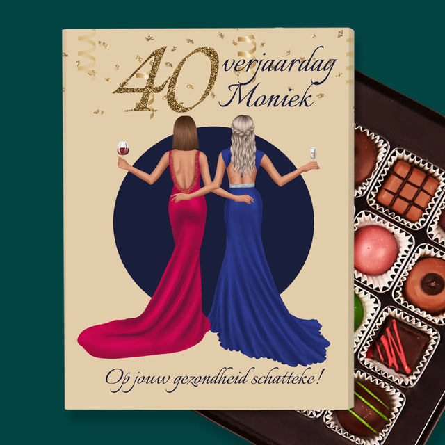 Karakter Schepper: 40E Verjaardag, Vriendin - Pralines