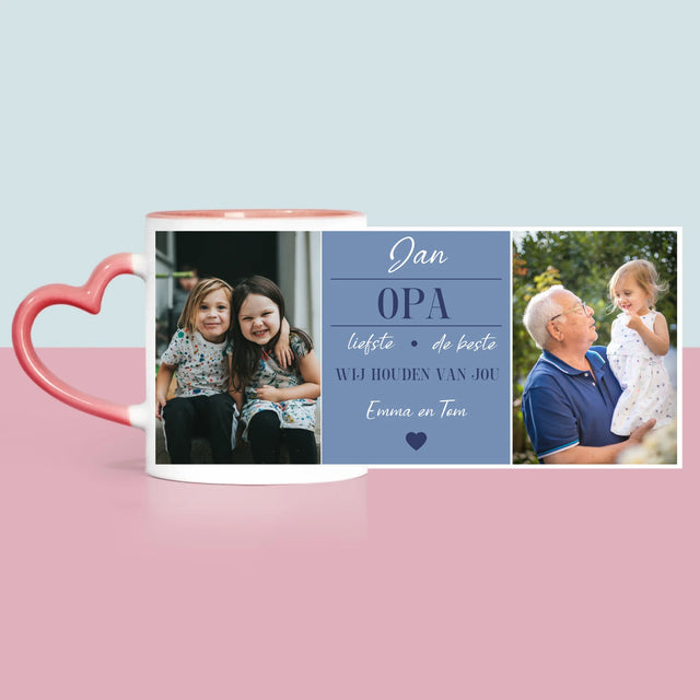 Fotocollage: Lieve Opa - Mok