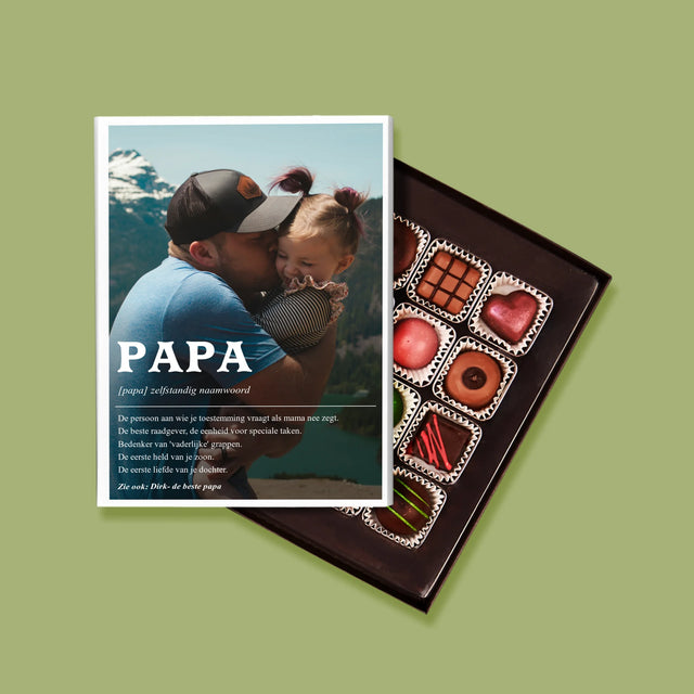 Foto En Handtekening: Definitie Papa - Pralines