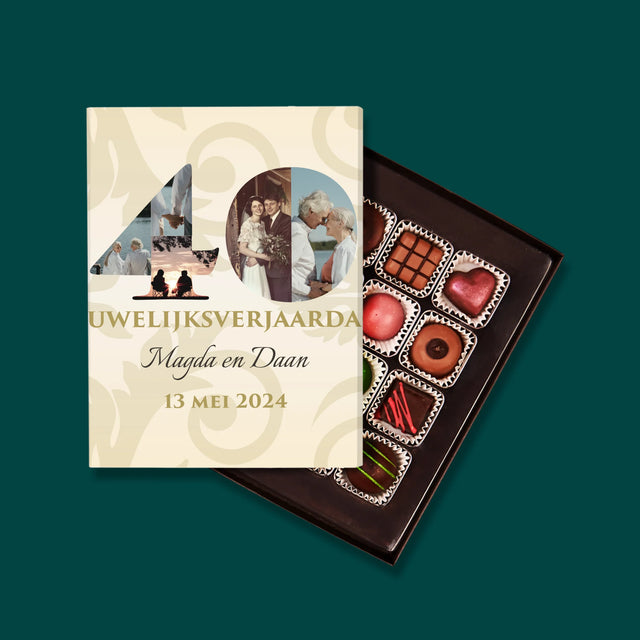 Woord Van Foto'S: 40Ste Huwelijksverjaardag - Pralines