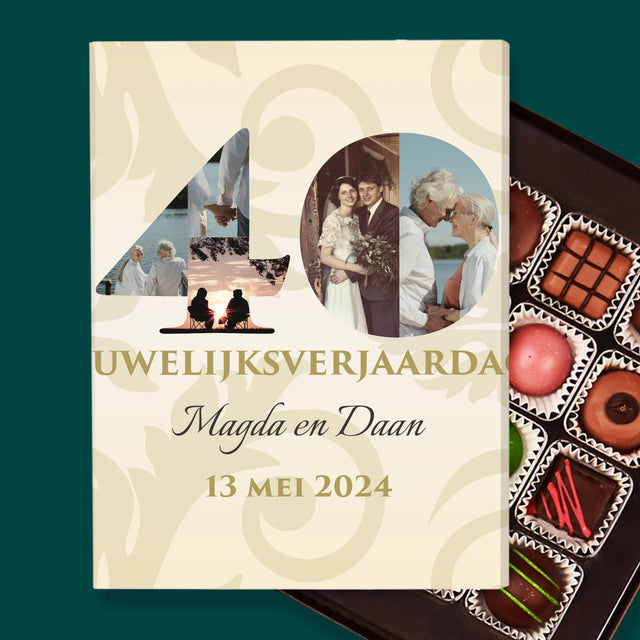 Woord Van Foto'S: 40Ste Huwelijksverjaardag - Pralines