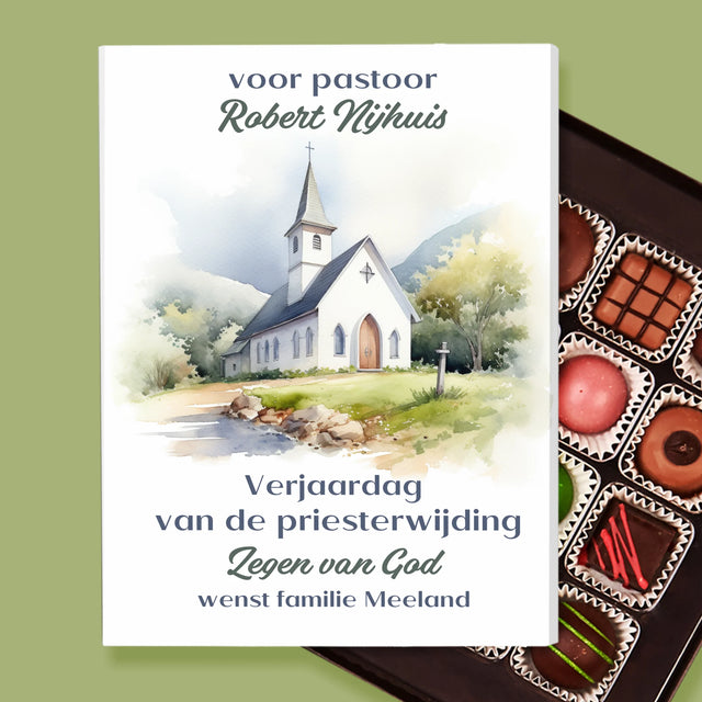 Naam En Handtekening : Verjaardag Priesterwijding - Pralines