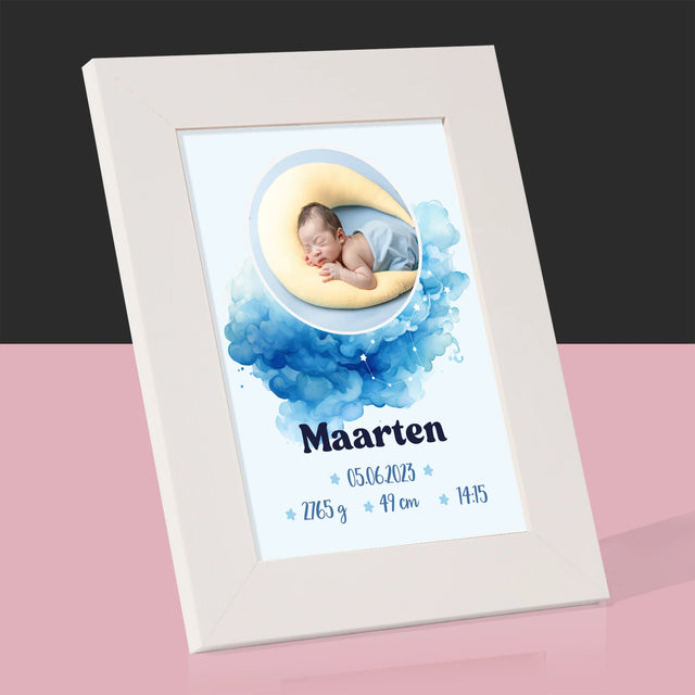 Geboorteakte Van Kind: Sterrenbeeld Jongen - Fotokader (Horziontaal)
