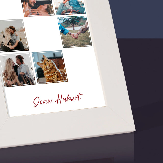Fotocollage: Samen Voor Altijd - Fotokader (Horziontaal)