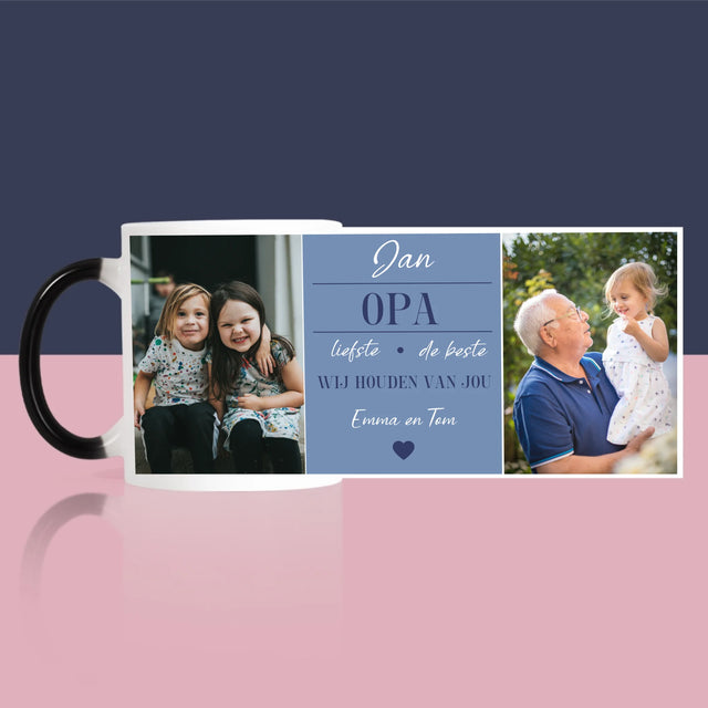 Fotocollage: Lieve Opa - Mok