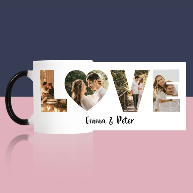 Woord Van Foto'S: Love Met Jouw Foto'S - Mok