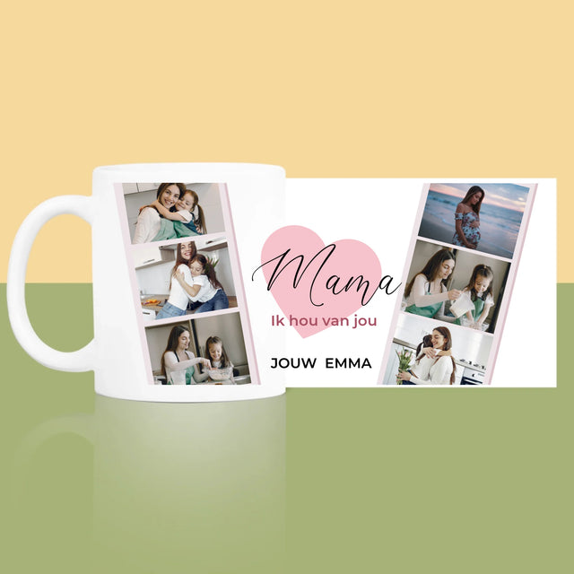 Fotocollage: Mama - Mok