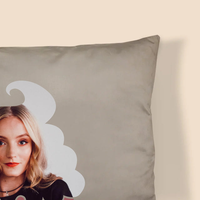 Foto En Handtekening: Zo Zoet Als Een Cupcake - Kussen (Foto)