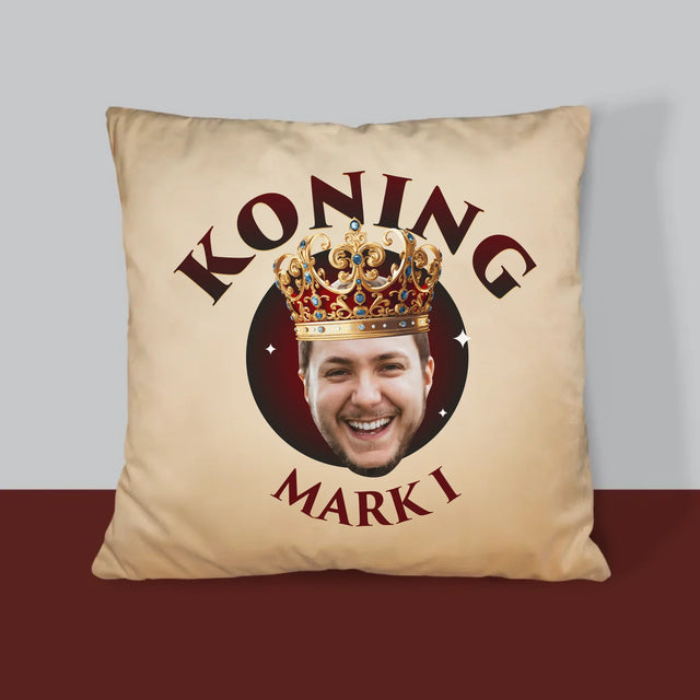 Foto En Handtekening: Koning - Kussen (Foto)