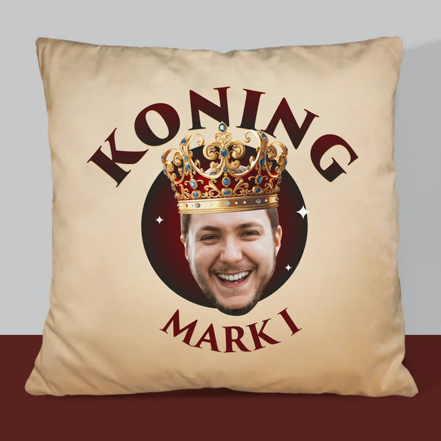 Foto En Handtekening: Koning - Kussen (Foto)
