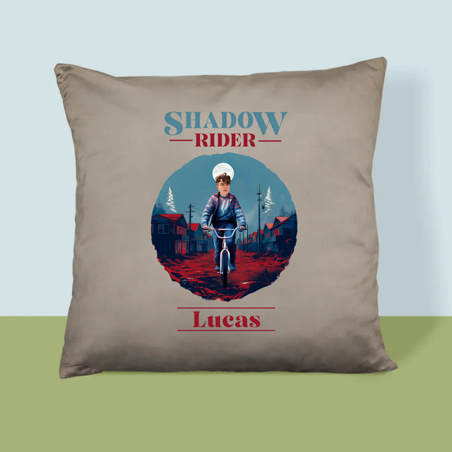 Jouw Karakter: Shadow Rider - Kussen (Foto)