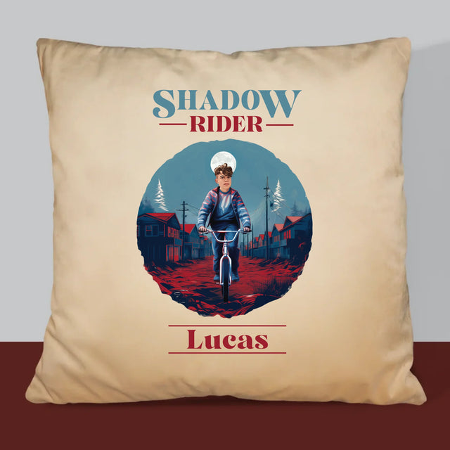Jouw Karakter: Shadow Rider - Kussen (Foto)