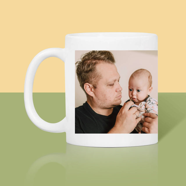 Foto En Handtekening: Eerste Vaderdag - Mok