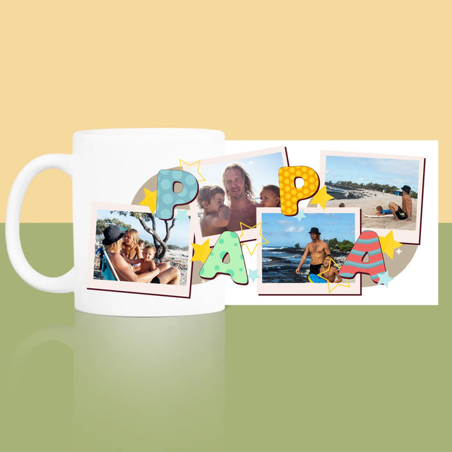 Fotocollage: Letters Papa - Mok