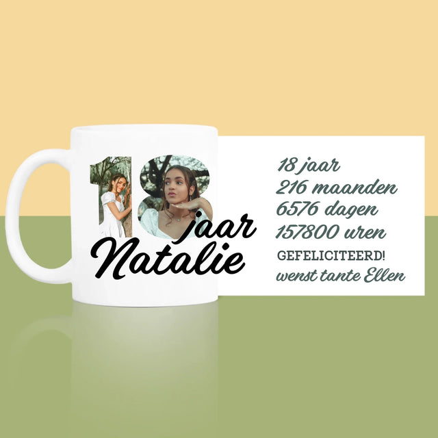 Woord Van Foto'S: 18 Jaar Aftellen - Mok