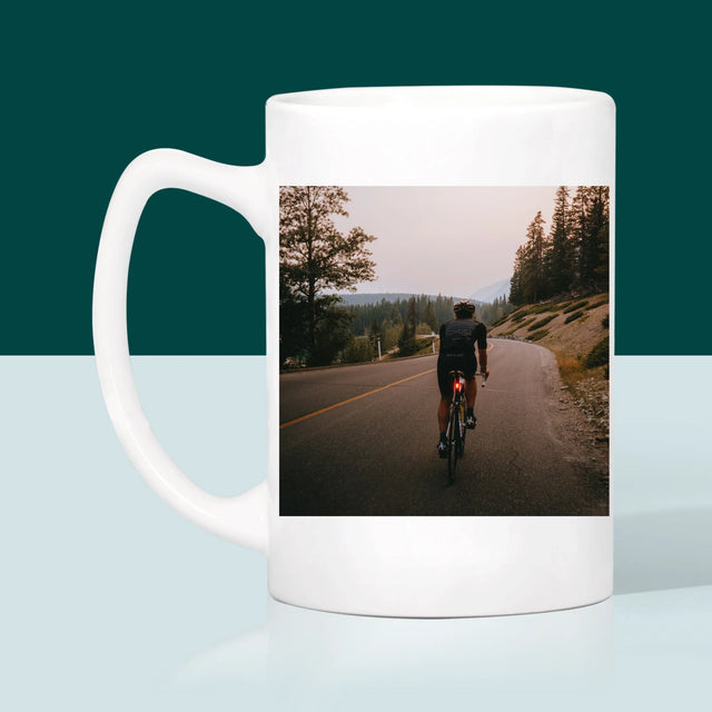 Foto En Handtekening: Definitie Fietser - Mok