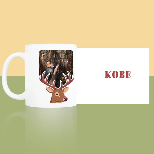 Foto En Handtekening: Hert - Mok