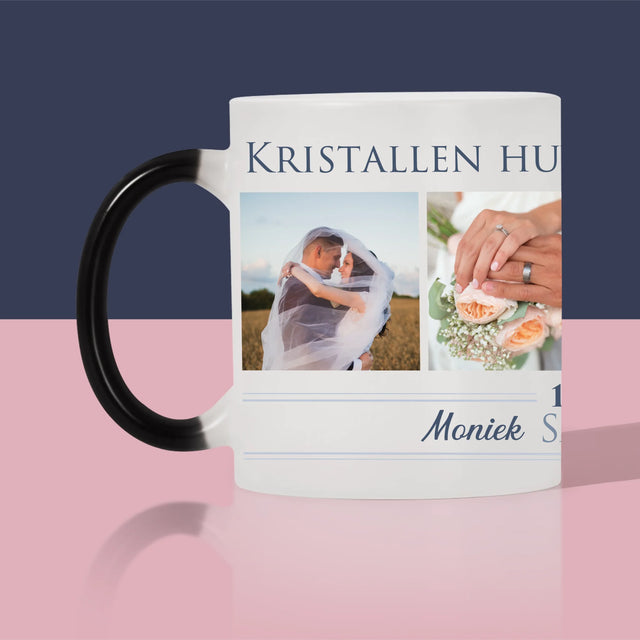 Fotocollage: 15 Jaar Samen - Mok