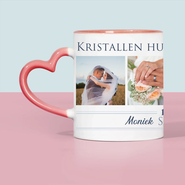 Fotocollage: 15 Jaar Samen - Mok