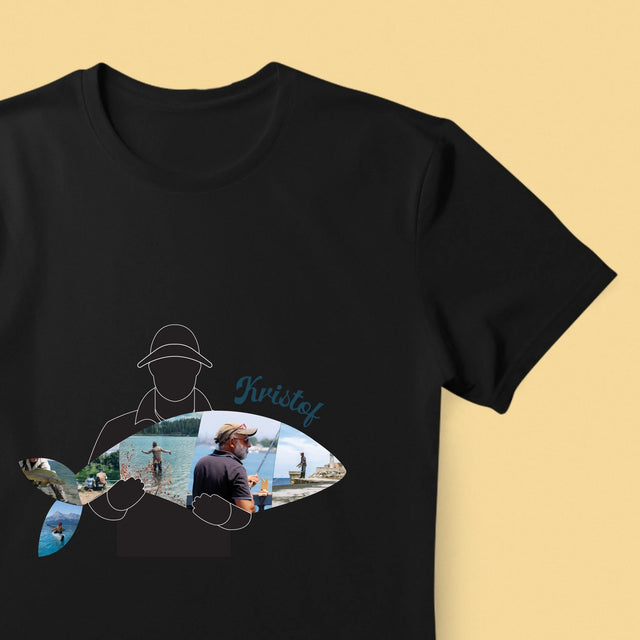 Vorm Van Foto'S: Elke Visje - T-Shirt Voor Heren