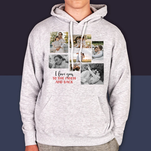 Fotocollage: To The Moon And Back - Herentrui Met Kap