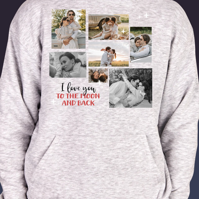 Fotocollage: To The Moon And Back - Herentrui Met Kap