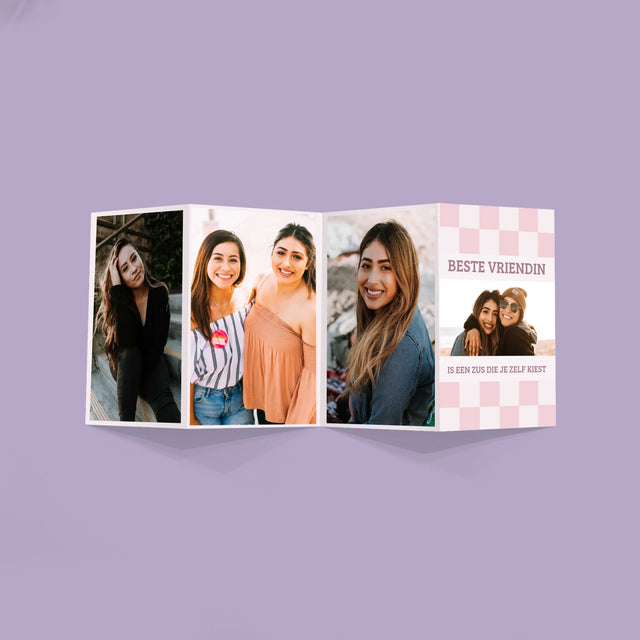 Foto En Handtekening: Beste Vriendin Is Een Zus Die Je Zelf Kiest - Grote Harmonica Van Foto'S