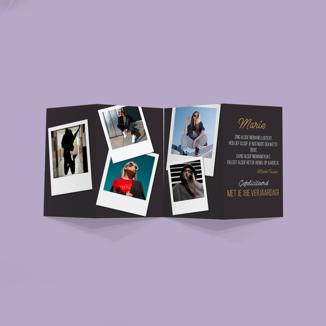 Fotocollage: Verjaardagswensen - Grote Harmonica Van Foto'S