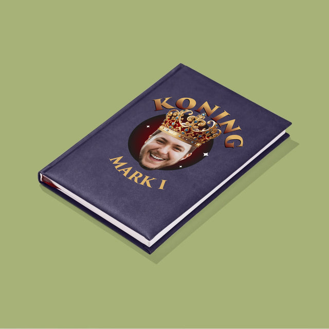 Foto En Handtekening: Koning - Notitieboek