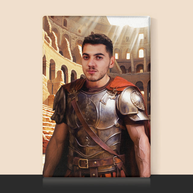 Koninklijk Portret: Gladiator - Afdruk Met Frame 30X40 (Verticaal)