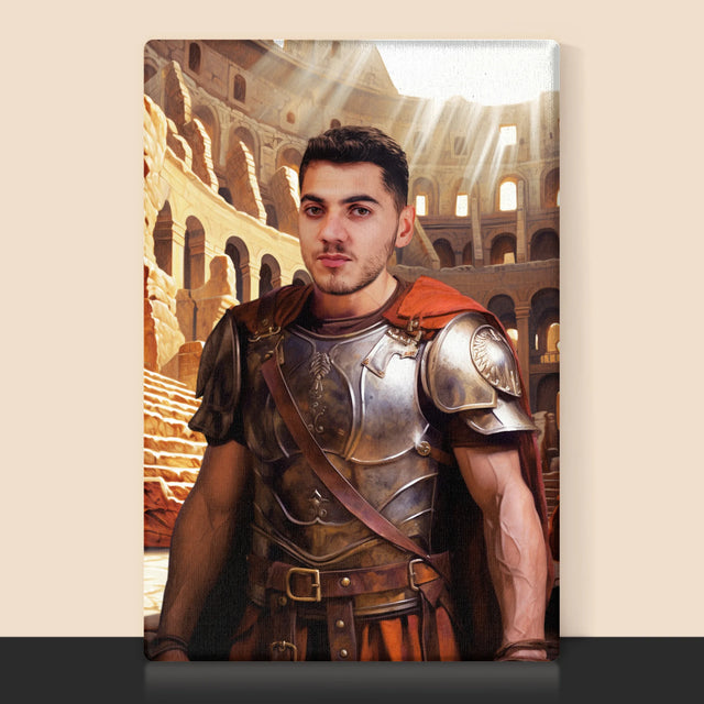 Koninklijk Portret: Gladiator - Afdruk Met Frame 30X40 (Verticaal)