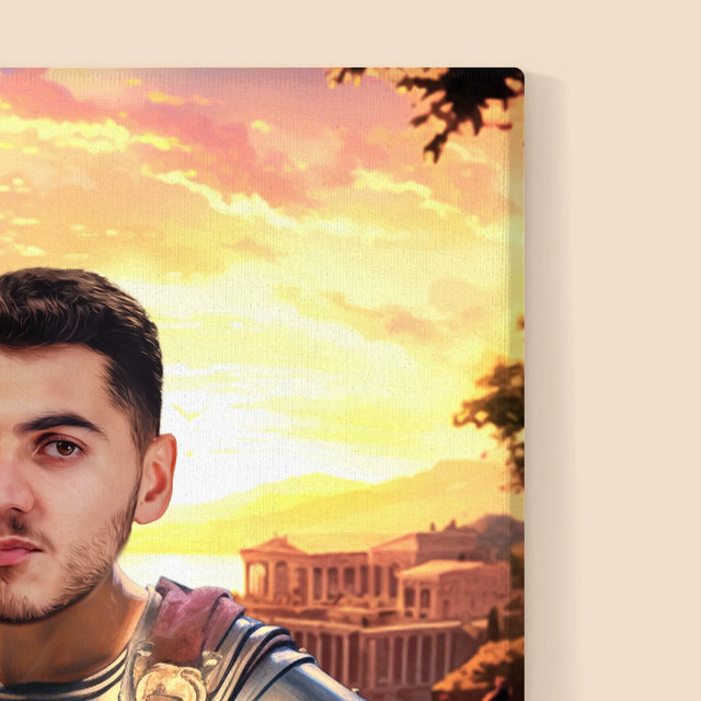 Koninklijk Portret: Romeins - Afdruk Met Frame 30X40 (Verticaal)