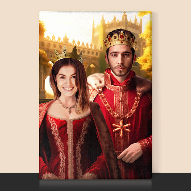 Koninklijk Portret: Koningin - Afdruk Met Frame 30X40 (Verticaal)