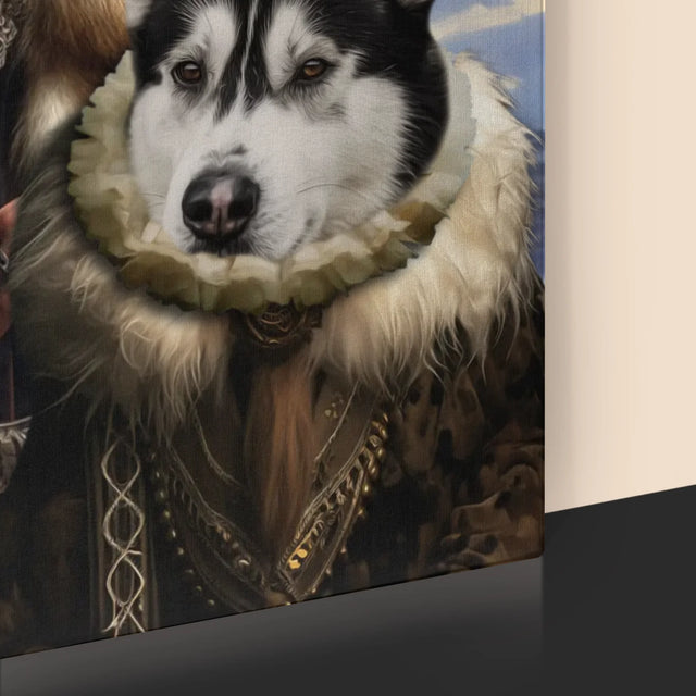 Koninklijk Portret: Adel - Afdruk Met Frame 30X40 (Verticaal)