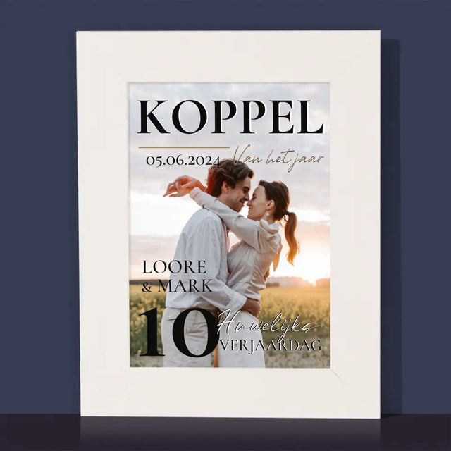 Omslag Van Tijdschrift: Koppel Van Het Jaar - Fotokader (Horziontaal)