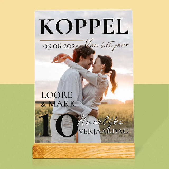 Omslag Van Tijdschrift: Koppel Van Het Jaar - Afdruk Op Acrylglas (Verticaal)