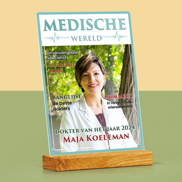 Omslag Van Tijdschrift: Medische Wereld - Afdruk Op Acrylglas (Verticaal)