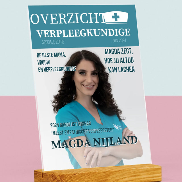 Omslag Van Tijdschrift: Overzicht Verpleegkundige - Afdruk Op Acrylglas (Verticaal)