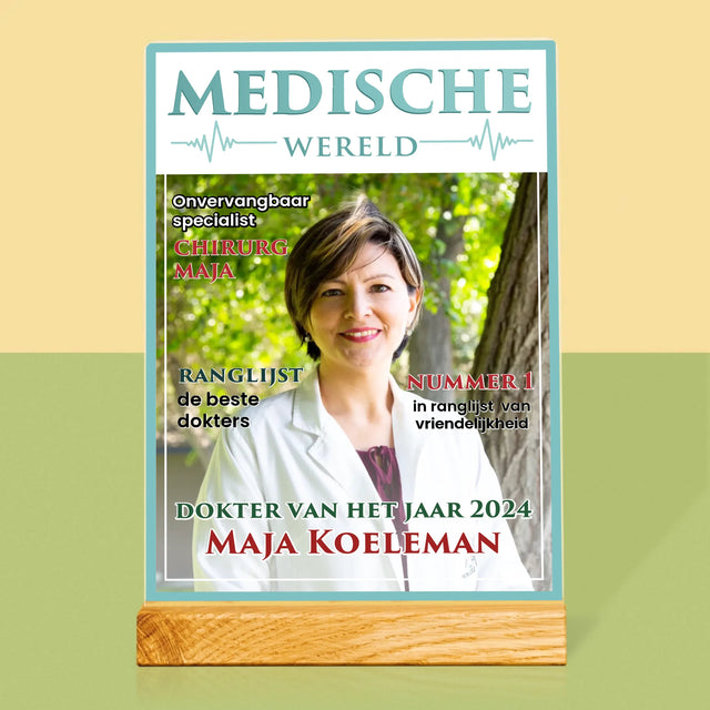 Omslag Van Tijdschrift: Medische Wereld - Afdruk Op Acrylglas (Verticaal)