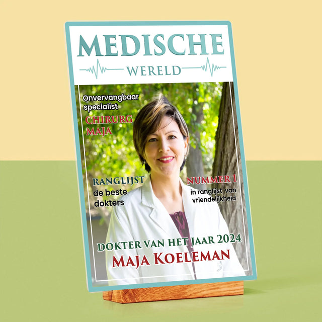Omslag Van Tijdschrift: Medische Wereld - Afdruk Op Acrylglas (Verticaal)